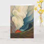 Carte de vœux lumineuse à collectionner (Fleur jaune)