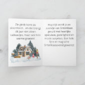 Carte de vœux Luxe Typographie Sinterklaas 5 décem (Intérieur)
