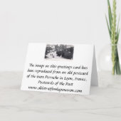 Carte de voeux - Lyon, France (Gare Perrache) (Dos)