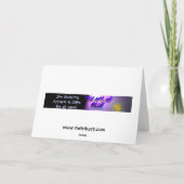 Carte de voeux - M. Feel Good (Dos)