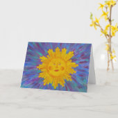 Carte de voeux - M. Feel Good (Fleur jaune)