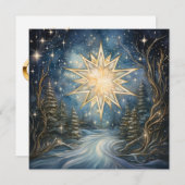 Carte de voeux Magical North Star (Devant / Derrière)