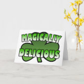 Carte de voeux Magique (Fleur jaune)