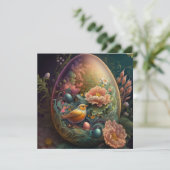 Carte de voeux magique de Pâques (Debout devant)