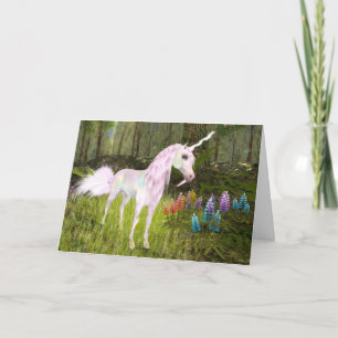 Carte de voeux magique Unicorn Deuxième partie