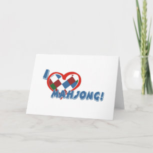 Carte de voeux Mahjong
