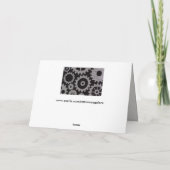 carte de voeux maillage (Dos)