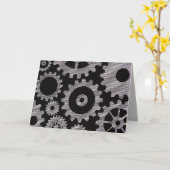 carte de voeux maillage (Fleur jaune)