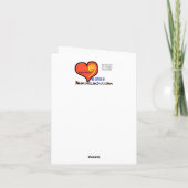 Carte de voeux Mailman Silhouette Personnaliser (Dos)