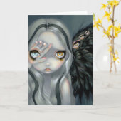 Carte de voeux "Main Divine" (Fleur jaune)