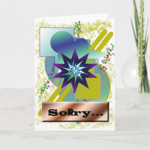 Carte de voeux malpropre d'anniversaire d'artiste