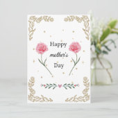 Carte de vœux maman géniale Parfaite pour la fête  (Debout devant)