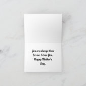 Carte de voeux Maman Toujours Là (Intérieur)