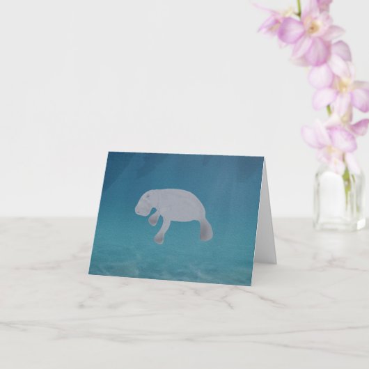 Carte de voeux Manatee (Orchidée)
