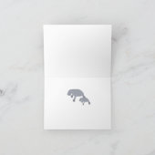 Carte de voeux Manatee (Intérieur)