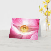 Carte de voeux Mandala Flower (Fleur jaune)