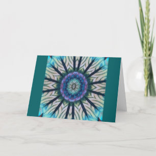 Carte de voeux Mandala "Winter Solstice"