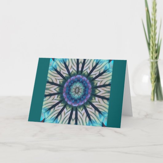Carte de voeux Mandala "Winter Solstice" (Devant)