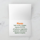 carte de voeux mangue (Intérieur)