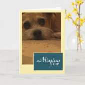 Carte de voeux manquante (Fleur jaune)