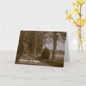 Carte de voeux Månsken och dimma CC0546 Sideby (Fleur jaune)