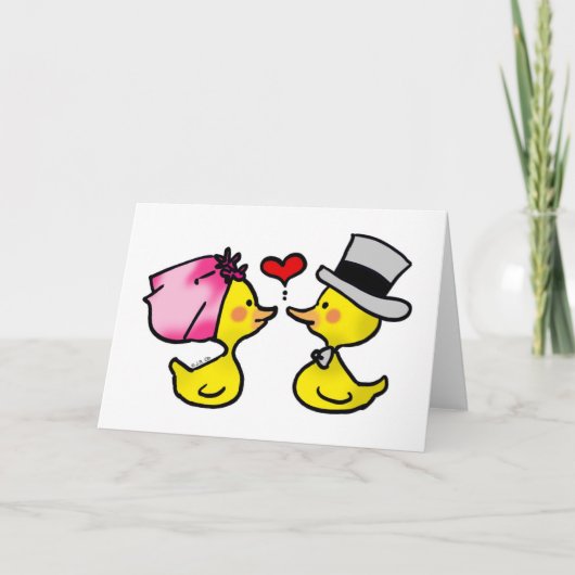 Carte de voeux mariage (Devant)