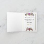 Carte de voeux mariage (Intérieur)