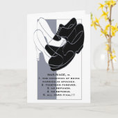 Carte de voeux mariage (Fleur jaune)