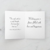 Carte de voeux mariage (Intérieur)