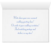 Carte de voeux Mariage de Swan (Intérieur Horizontal (Bas))