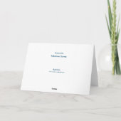 Carte de voeux Mariage M. & Mme Rabbit (Dos)