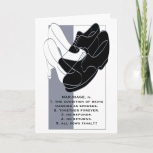 Carte de voeux mariage Mariage I