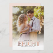 Carte de voeux MARIED AND BRIGHT (Devant / Derrière)