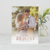 Carte de voeux MARIED AND BRIGHT (Debout devant)
