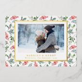 Carte de vœux Mariés et Gais (Recto)