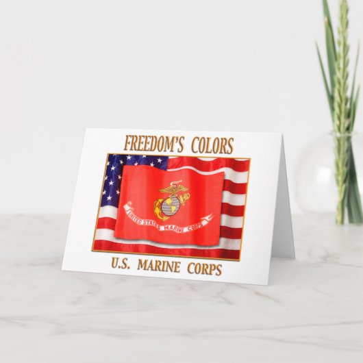 Carte de voeux Marine Corps (Devant)