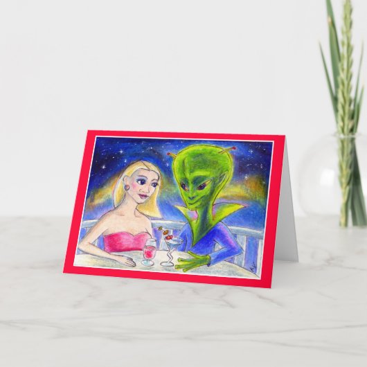 Carte de voeux marrante Valentine ou Anniversaire (Devant)