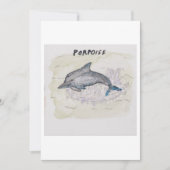 Carte de vœux marsouin (Devant)