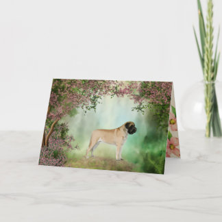 Carte de voeux Mastiff