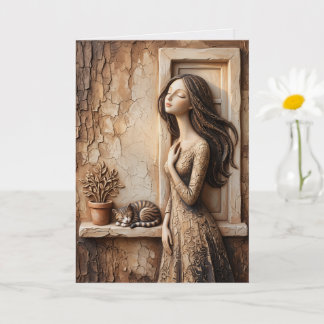 Carte de vœux Matin Fenêtre Studio Calme