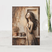 Carte de vœux Matinée au calme Studio (Devant)