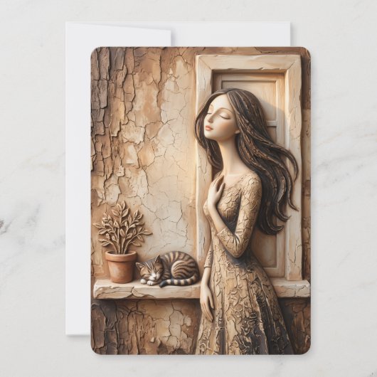 Carte de vœux Matinée au calme Studio (Devant)