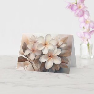 Carte de voeux Maui White Plumeria