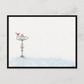 Carte de voeux Maze de vacances (Dos)