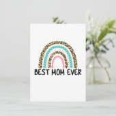 Carte de vœux Meilleure Maman (Debout devant)