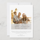 Carte de vœux Mele Kalikimaka Famille Tropicale (Devant)