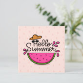 Carte de vœux Melon d'Eté (Debout devant)