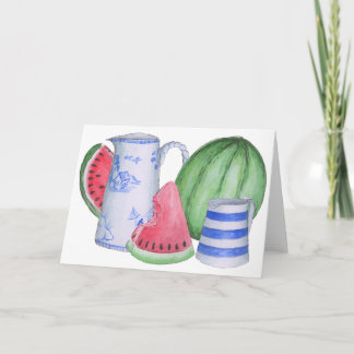 Carte de voeux Melons et Jugs