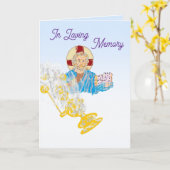 Carte de vœux : Mémoire aimante (Fleur jaune)