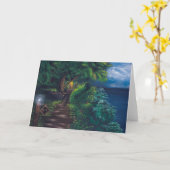 Carte de voeux Memories (Fleur jaune)